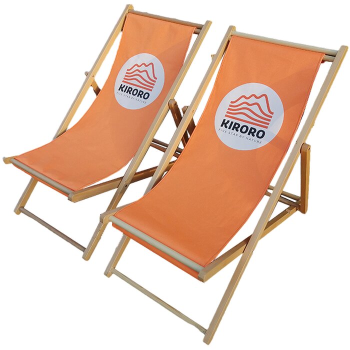 bedrukte strandstoelen met logo