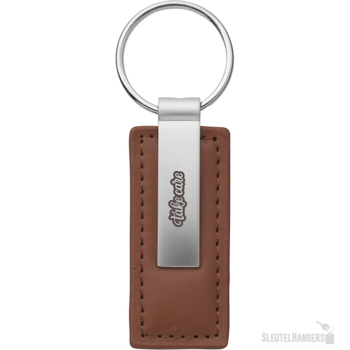 Leatherkey Sleutelhanger Bruin