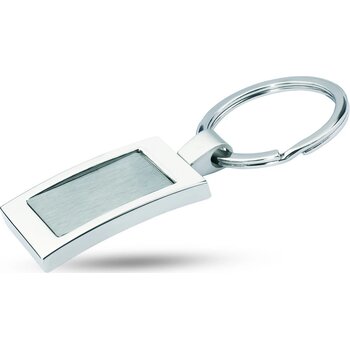 Luxe metalen sleutelhanger Harrobs glanzend zilver Luxe metalen sleutelhanger Harrobs glanzend zilver