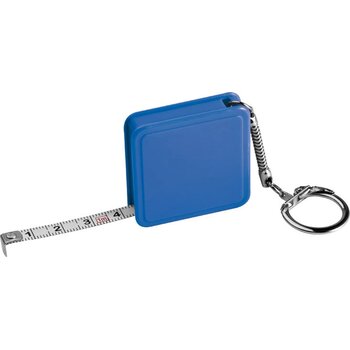 Sleutelhanger rolbandmaat Cire blauw Sleutelhanger rolbandmaat Cire blauw