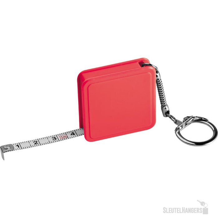 Sleutelhanger met rolbandmaat Cire Rood rood