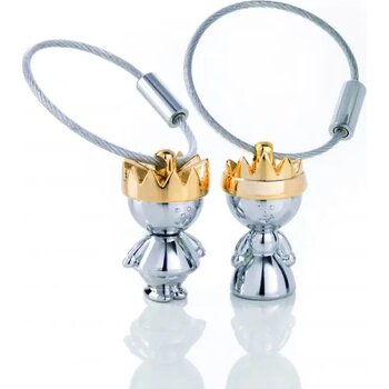 Sleutelhanger Little King & Little Queen Sleutelhanger Little King & Little Queen