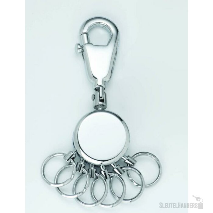 Sleutelhanger Patent glanzen chrome