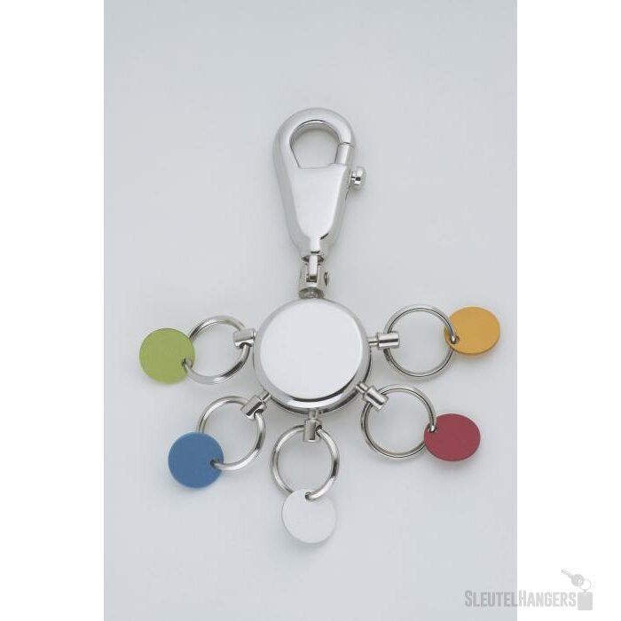 Sleutelhanger Patent/Colour glanzend chrome