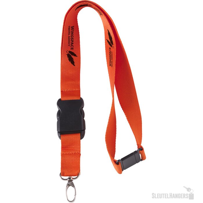 Keycord Complete Lanyard Oranje