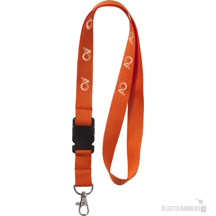Keycord Buckle Lanyard Oranje