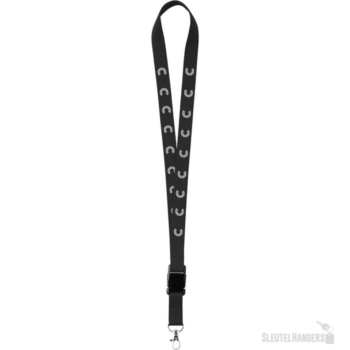 Keycord Buckle Lanyard Zwart