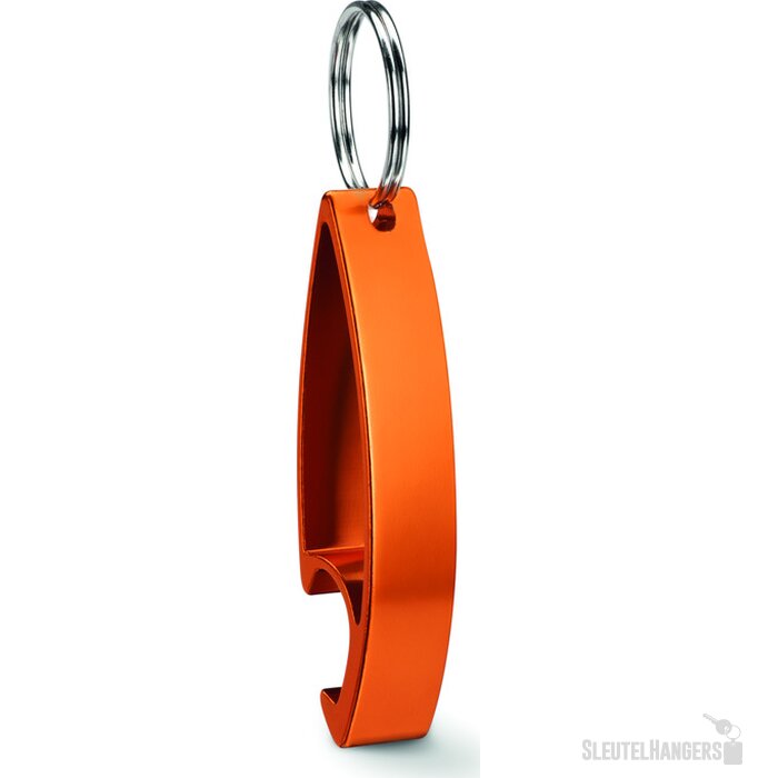 Aluminium sleutelhanger Colour twices oranje
