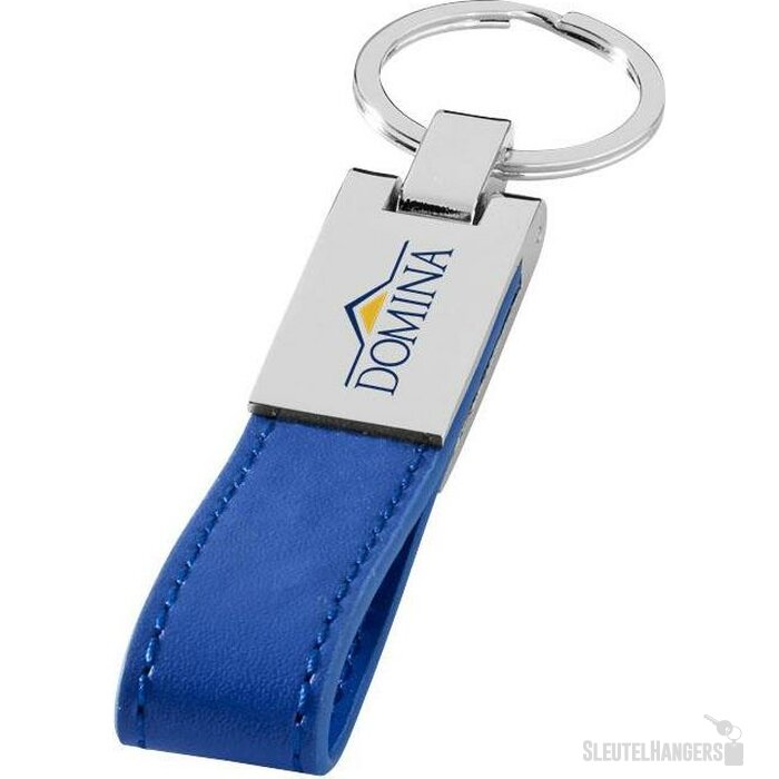 Sleutelhanger met lus blauw blauw,Zilver Blauw, Zilver Blauw/Zilver