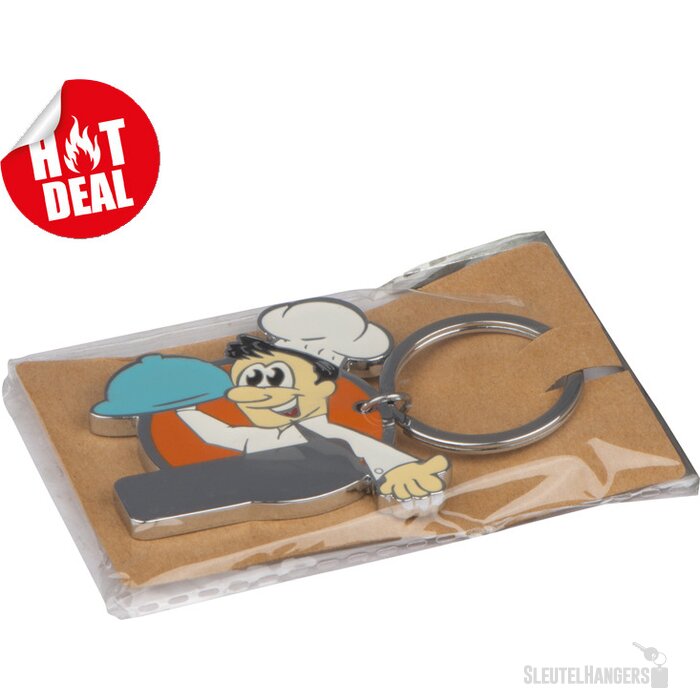 Sleutelhanger mannetje oranje