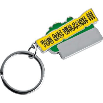 Sleutelhanger You are welcome groen Sleutelhanger You are welcome groen