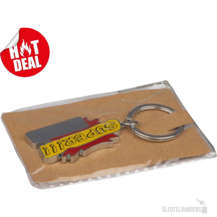 Sleutelhanger Super rood