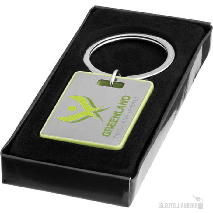 Donato sleutelhanger Zilver,limegroen Limegroen, Zilver
