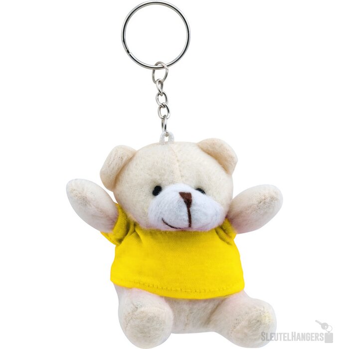 Teddy Sleutelhanger Geel