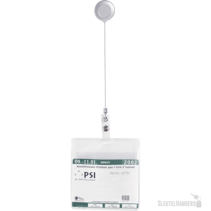 Uittrekbare Pashouder Zilver