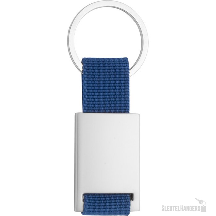 Sleutelhanger Met Polyester Koord Blauw