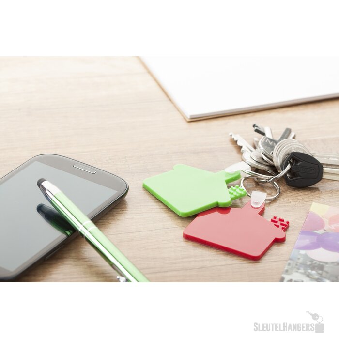 Cottage Sleutelhanger Groen