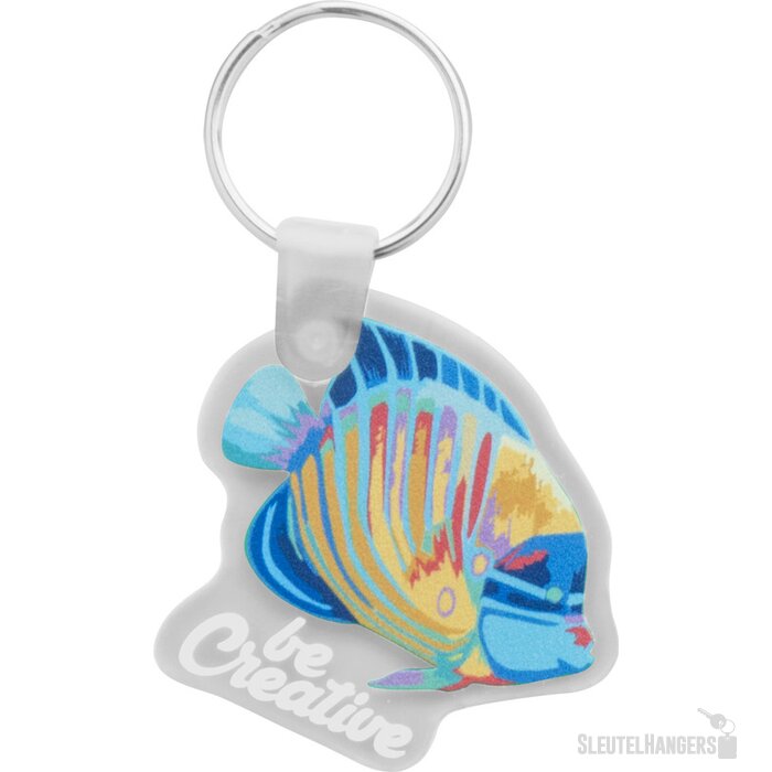 Creafob Custum Made Sleutelhanger Wit