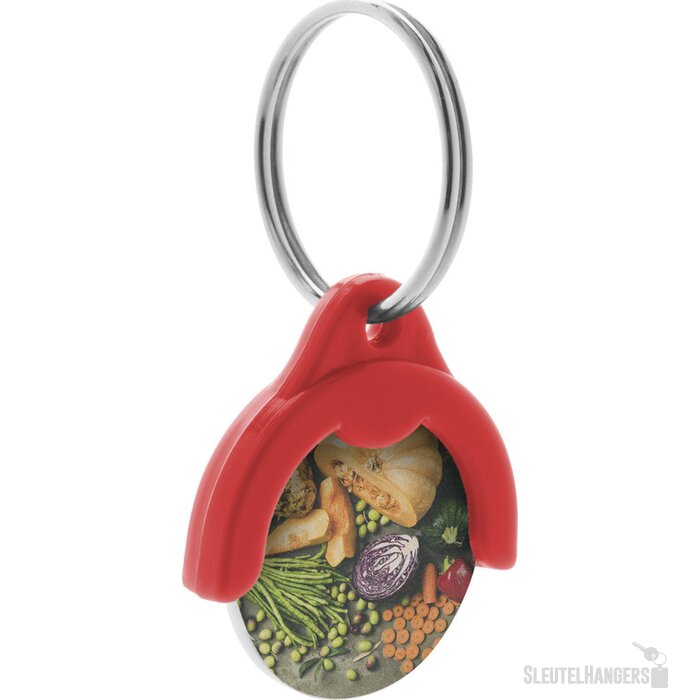 Token Winkelwagenmuntje Rood
