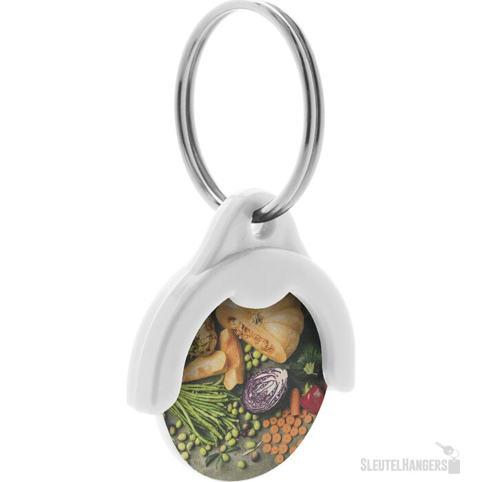 Token Winkelwagenmuntje Wit