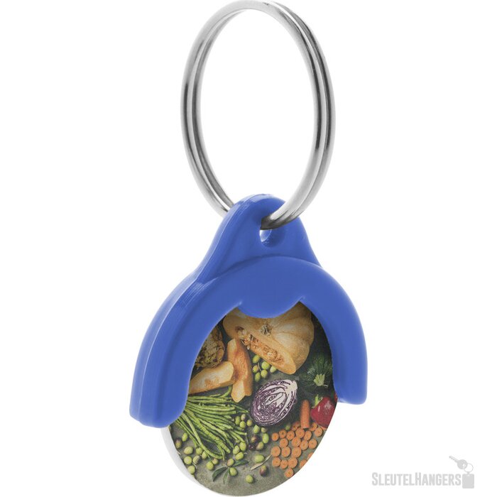 Token Winkelwagenmuntje Blauw