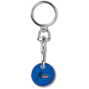 Euromarket Sleutelhanger Blauw Euromarket Sleutelhanger Blauw