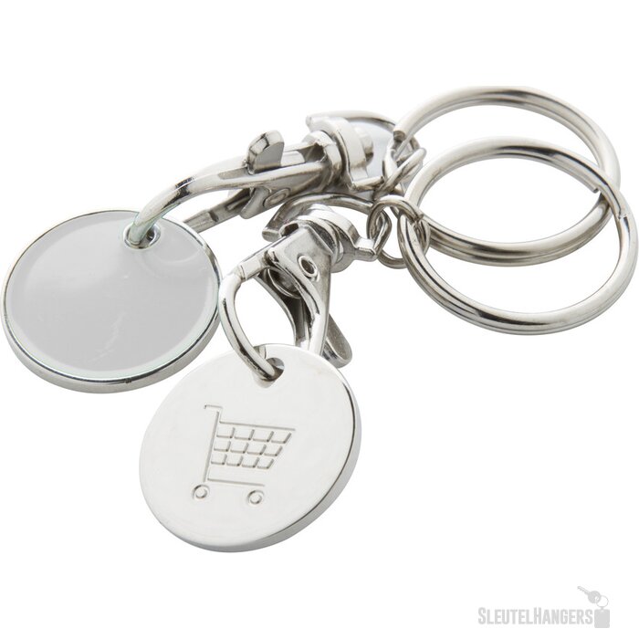 Euromarket Sleutelhanger Wit