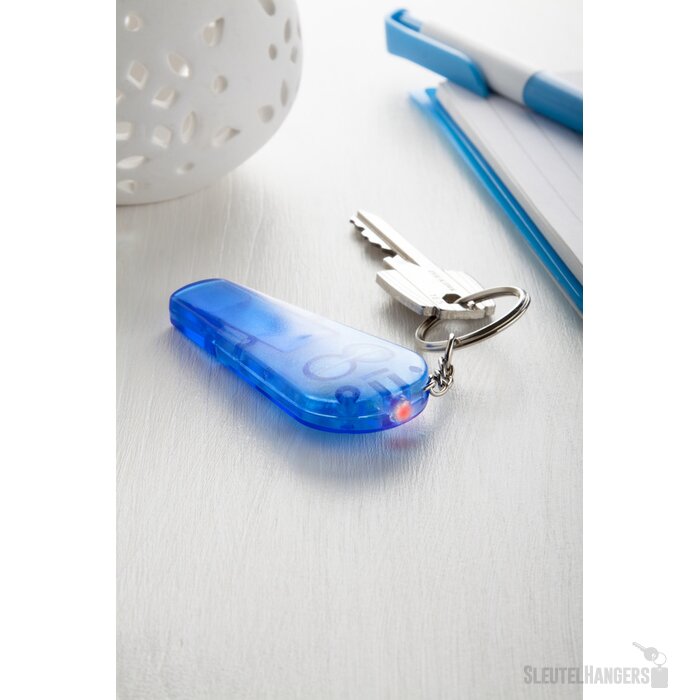 Sleutelhanger Met Fluitje En Lampje Blauw