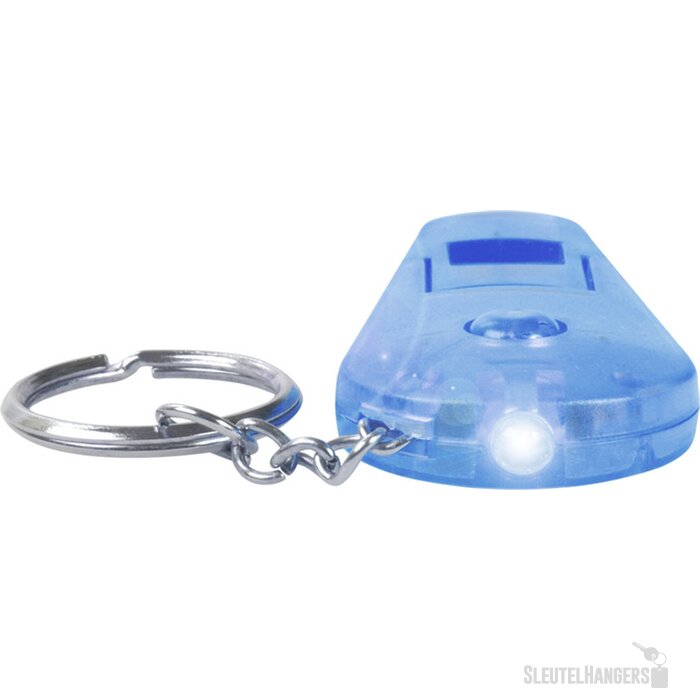 Sleutelhanger Met Fluitje En Lampje Blauw