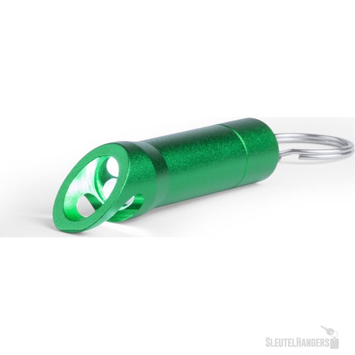 Zaklamp Sleutelhanger Met Opener Groen