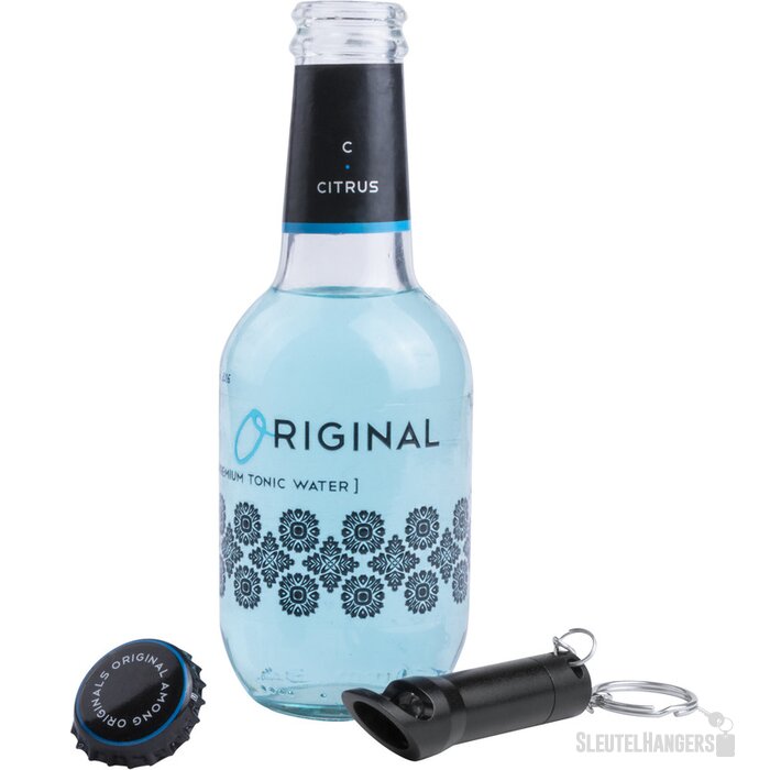 Zaklamp Sleutelhanger Met Opener Zwart