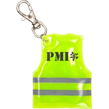 Sleutelhanger Met Reflecterend Veiligheidsvestje Geel Sleutelhanger Met Reflecterend Veiligheidsvestje Geel