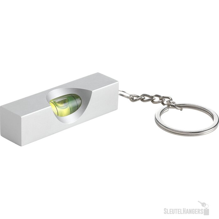 Level Keychain Sleutelhanger Zilver