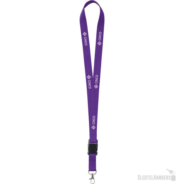 Keycord Buckle Lanyard Paars