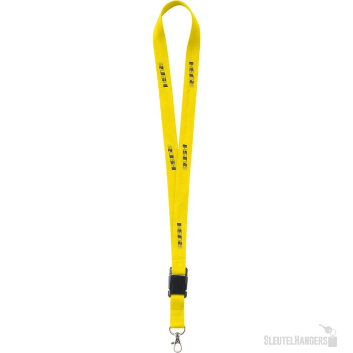 Keycord Buckle Lanyard Geel