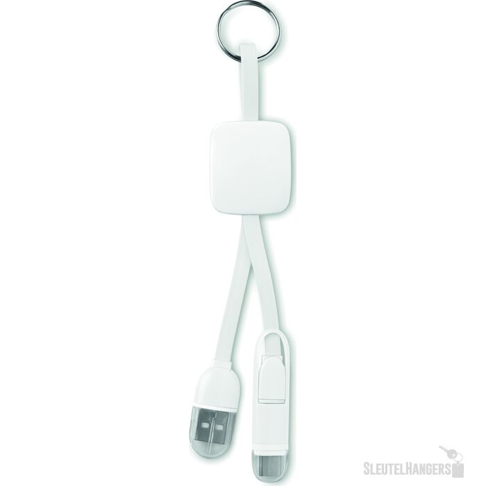 Sleutelhanger type c Key ring c wit