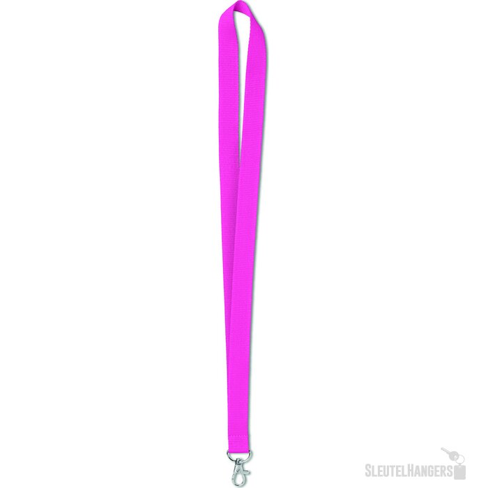 Lanyard 20 mm Simple lany Fuchsia