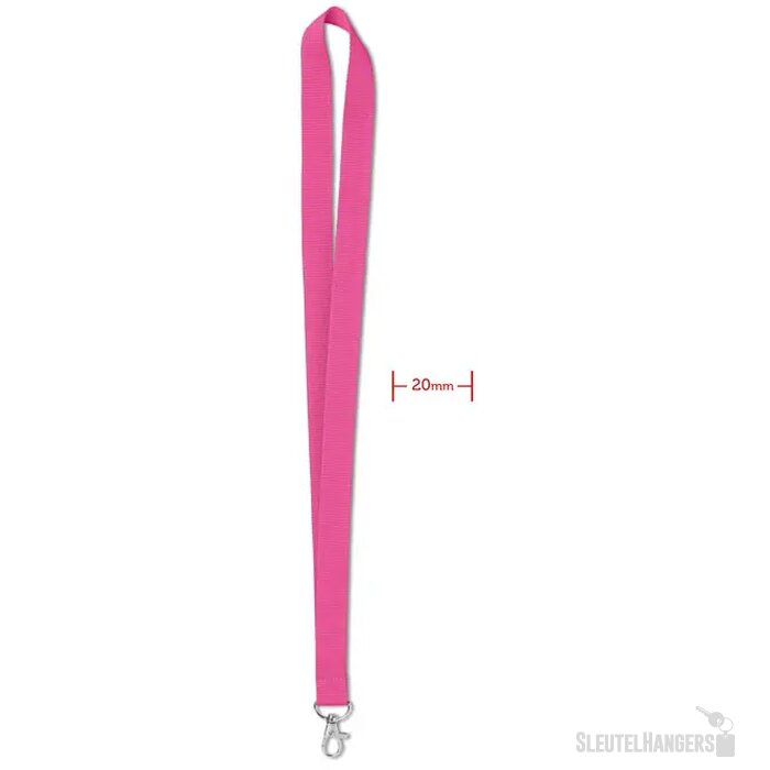 Lanyard 20 mm Simple lany Fuchsia