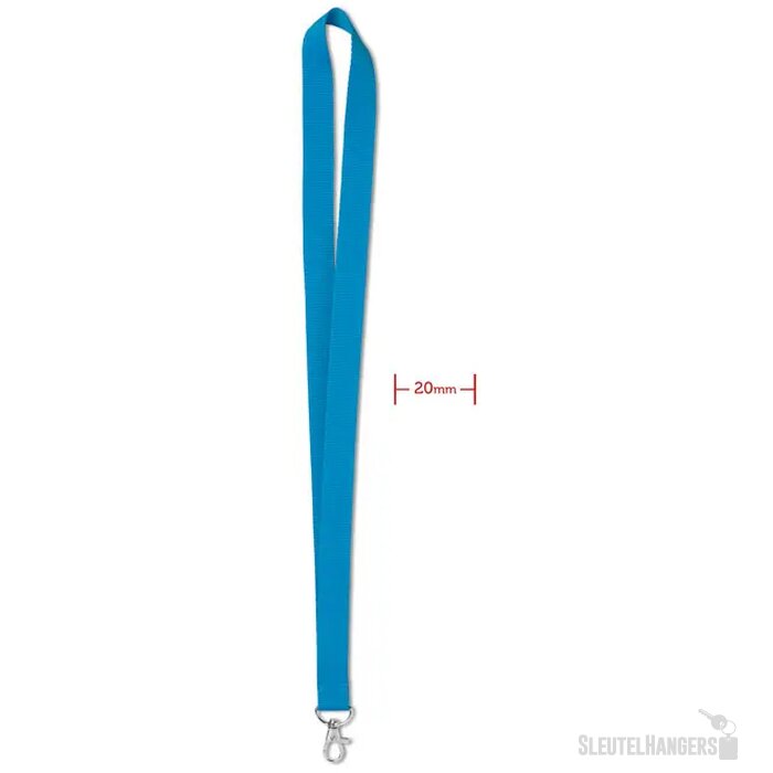 Lanyard 20 mm Simple lany Turquoise