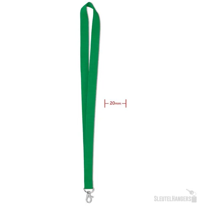 Lanyard 20 mm Simple lany Groen