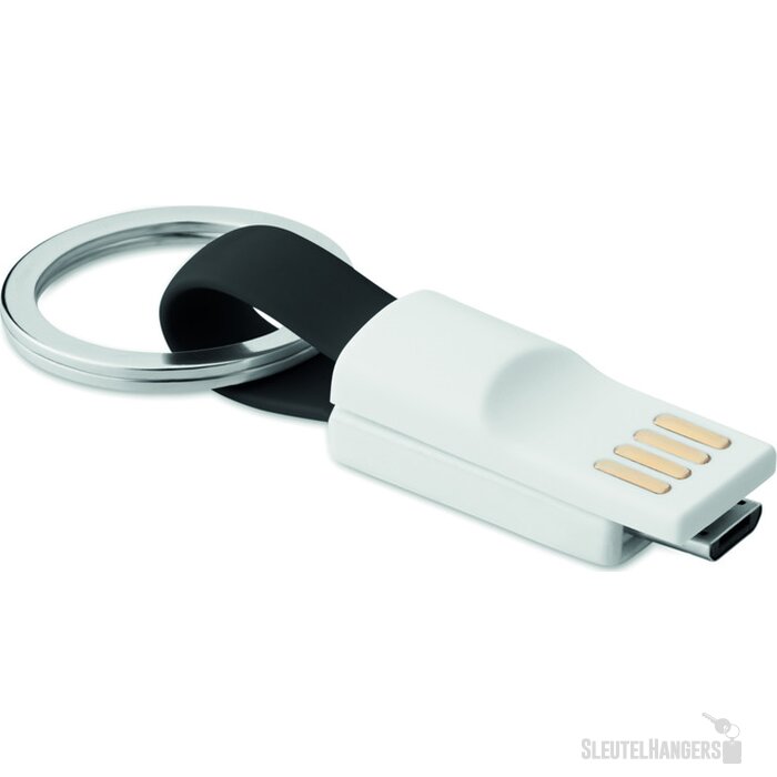 Sleutelhanger micro usb Mini zwart