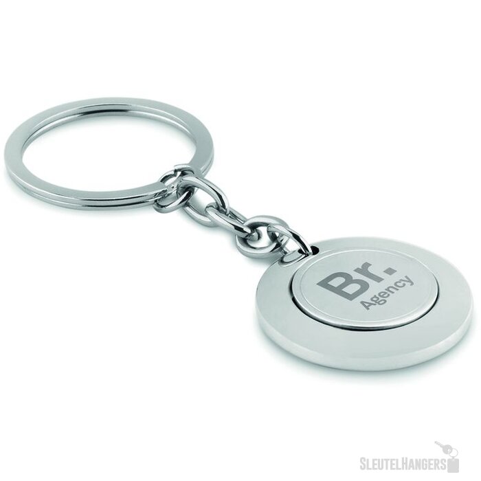 Winkelmunt in magnetische houder Zilver