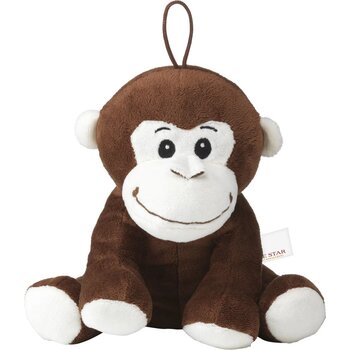 Moki Pluche Aap Knuffel Bruin