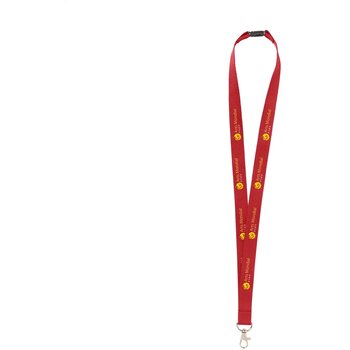 Keycord Safety Lanyard Rood Keycord Safety Lanyard Rood