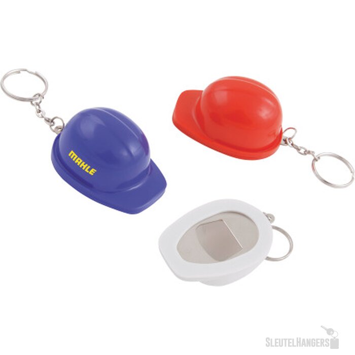Sleutelhanger Helm met flesopener donkerblauw