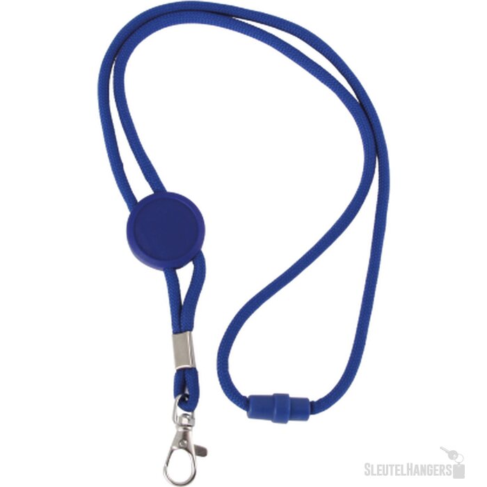verstelbare lanyard donkerblauw