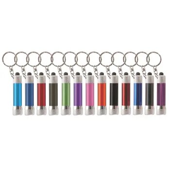 Zaklamp LED sleutelhanger Zwart Zaklamp LED sleutelhanger Zwart