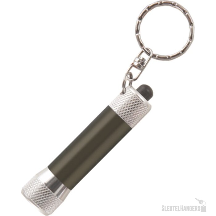 Zaklamp LED sleutelhanger Antraciet