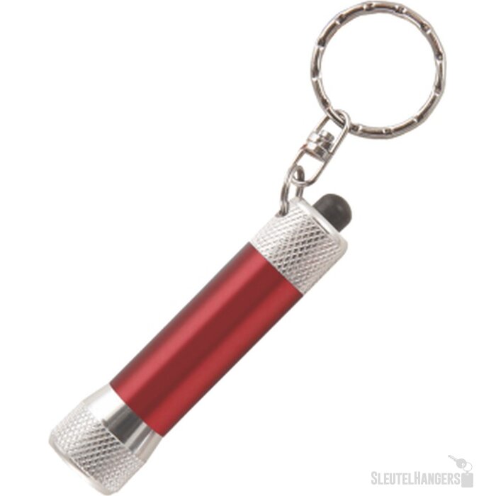 Zaklamp LED sleutelhanger Rood