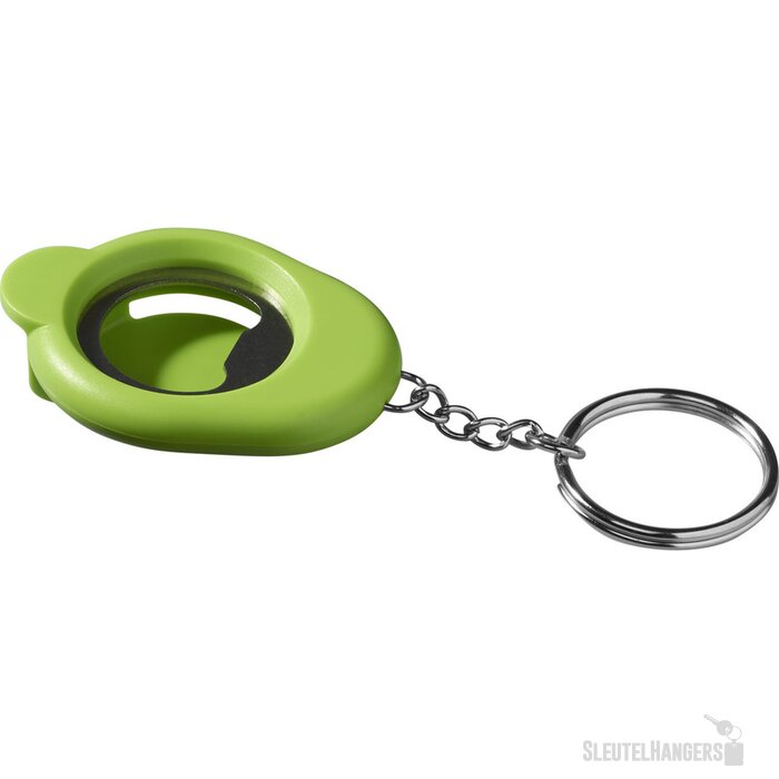 Cappi flesopener sleutelhanger Lime